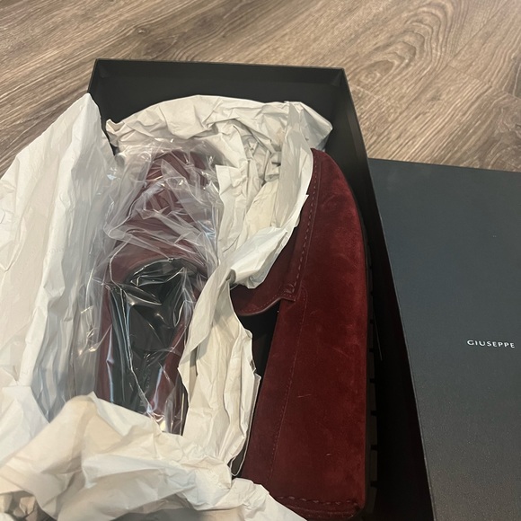 NWT Giuseppe Zanotti burgundy loafers size 41 - Picture 12 of 12